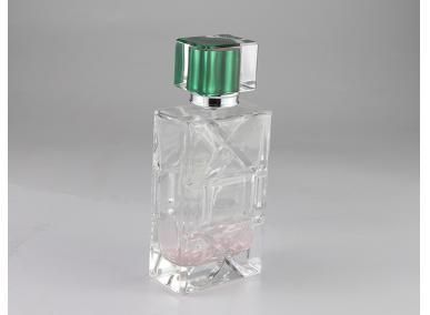 Parfümflasche aus klarem Glas