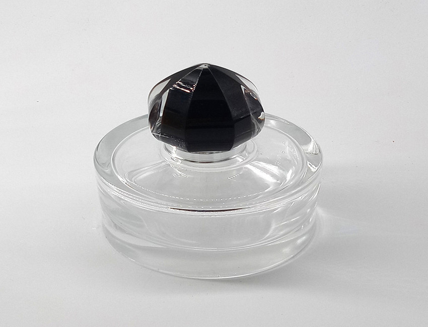 Clear Round Perfume Bottle