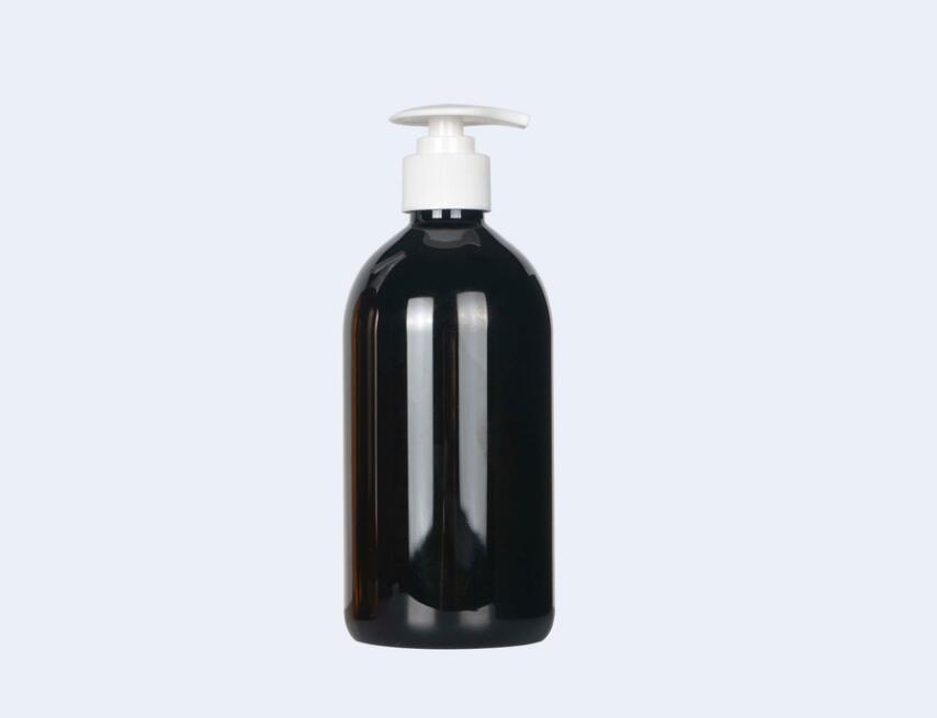 Black Round PET Pump Bottle