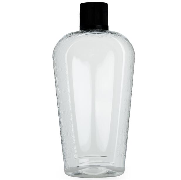 clear plastic bottles