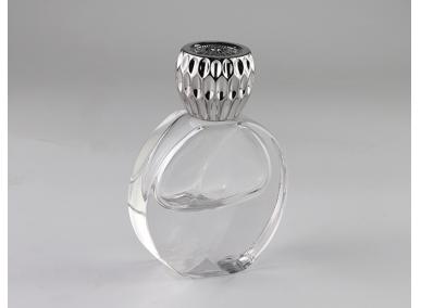 ovale Parfümflasche aus Glas