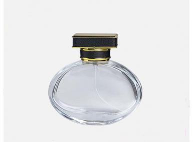 kundenspezifische Parfümflasche mit goldenem Verschluss
