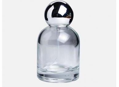 Glatten Glas-Parfüm-Flasche
