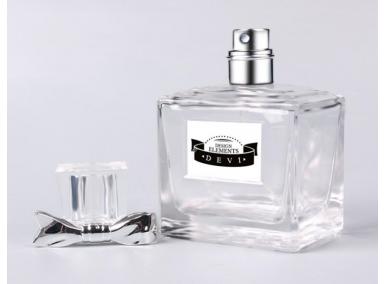 benutzerdefiniert 100ml Luxus quadratische Glasflasche Großhandel - Top & Top